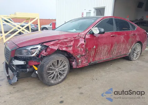 2018 Genesis G80 3.3T Sport from USA, damaged, VIN KMHGN4JB4JU225812